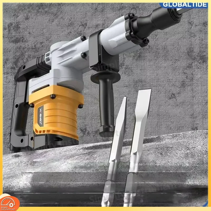 2400W Hammer Rotary Hammer Drill Concrete Breaker Impact Drill Demolition Tool SDS Plus Heavy Duty Power Tool for