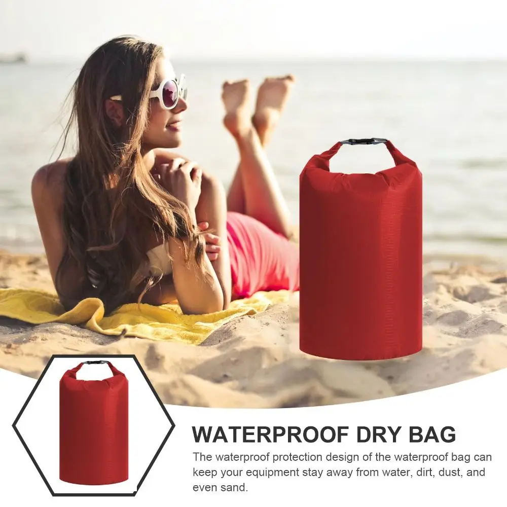 20L Waterproof Dry Bag Large-Capacity Waterproof Swimming Bucket Bag Foldable Lightweight Beach Backpack Fishing Hiking