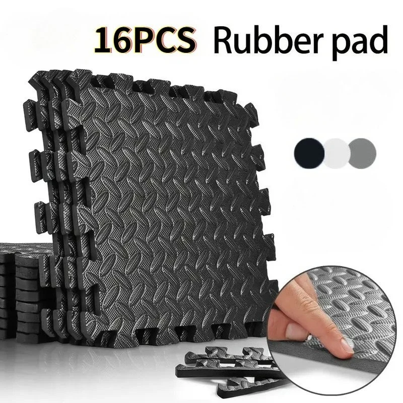 

16 Piece Fitness Massage Mat EVA Interlocking Non Slip Floor Mat Gym Equipment Floor Mat Foam Floor Protection 30x30x1cm