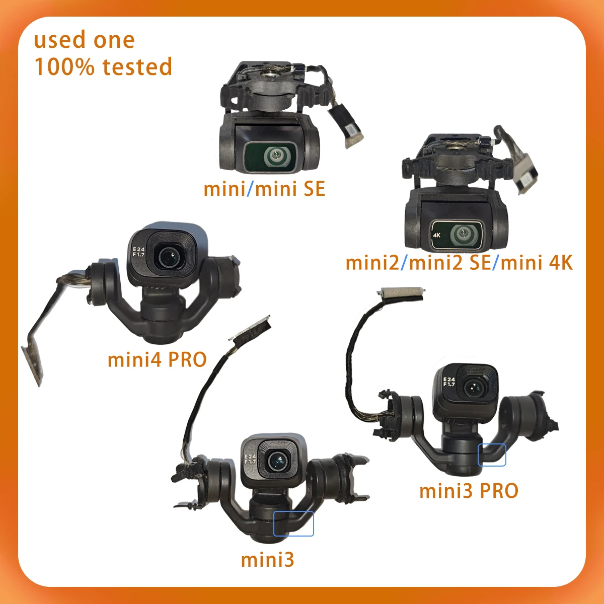 

New Mavic spark min3 min4pro Mavic pro Min3pro Gimbal Mini 2SE Gimbal Camera Repair Parts for DJI Mavic Air 2S Mavic Mini Serie