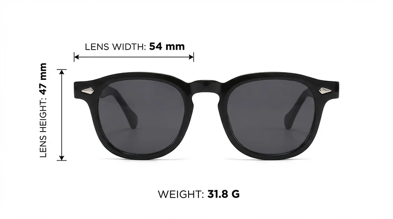 2026 Modische Vintage Quadratische Sonnenbrille für Herren – Klassische Kleine Runde Rahmen-Sonnenbrille mit Nieten – Luxuriöse Designer-Sonnenbrille mit Farbwechsel-Funktion – Detail 8