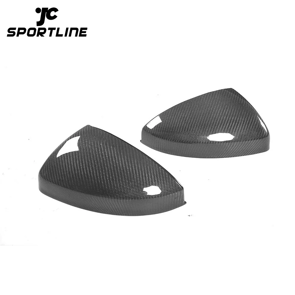 Replacement Carbon Fiber Mirror Covers For Audi TT MK3 Type 8S TTS TTRS TT SLINE 15-17 - view 2