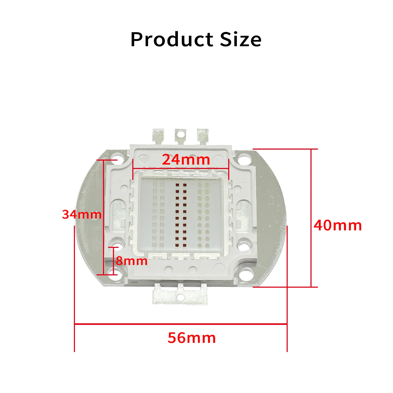 High Power 100W 200w RGB 3 in 1 LED COB Beads Chip 30-34V For 100W 200W COB Audience Light Floodlight Lamps LED COB Chips