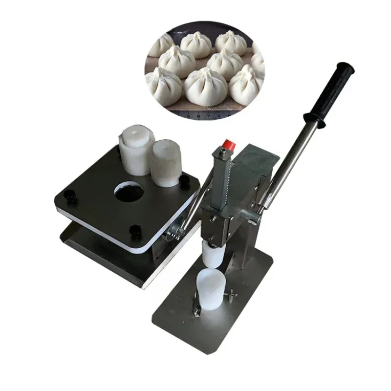 

manual baozi momo steamed stuffed bun bread forming machine bun dough press maker Hot sales