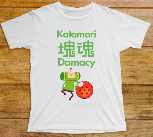 Katamari Damacy T Shirt Action Puzzle Video Game King Of All Cosmos Namco GT403