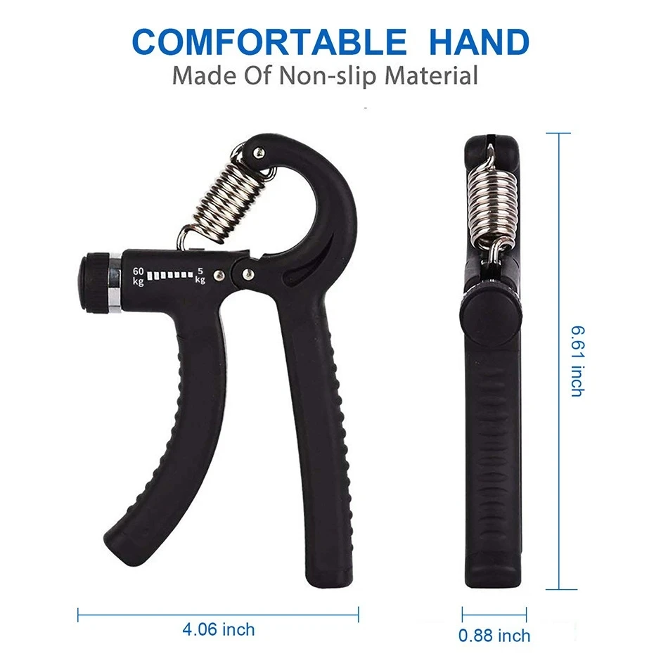 R-Shaped Spring Grip Professional Wrist Strength Arm Muscle Finger Rehabilitation Training Exercise Fitness