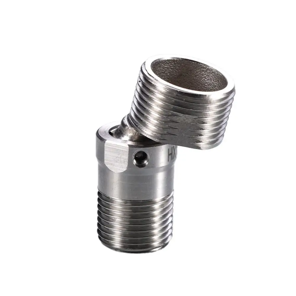 

Смеситель с регулировкой угла, изогнутая ножка, универсальная резьба, эксцентриковый винт, угловой адаптер для смесителя для душа 360° ° Вращающийся