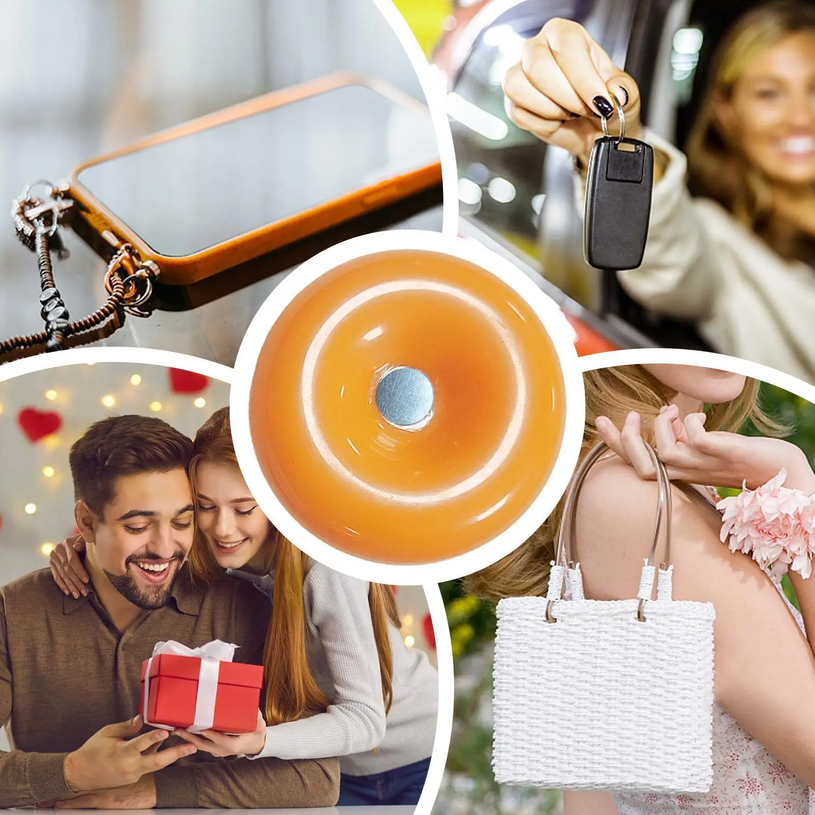 

Портативная умная милая перезаряжаемая лампа USB с сенсорной активацией для кошелька для женщин, мужчин, девочек, мам, друзей, кошелек-тоут