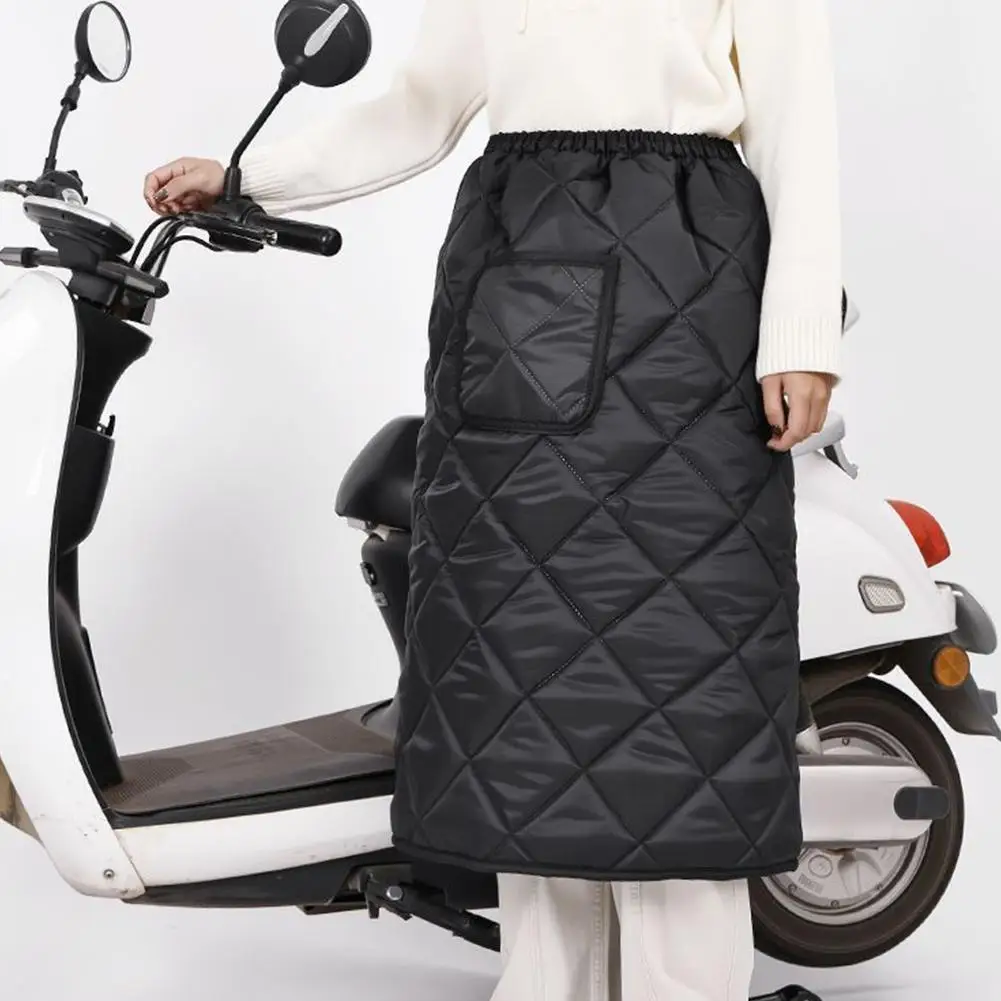 

Motorcycle Windshield Winter Warm Knee Protector Waterproof Apron Motorcycle Plus Velvet Warm Cotton Knee Cover Skirt