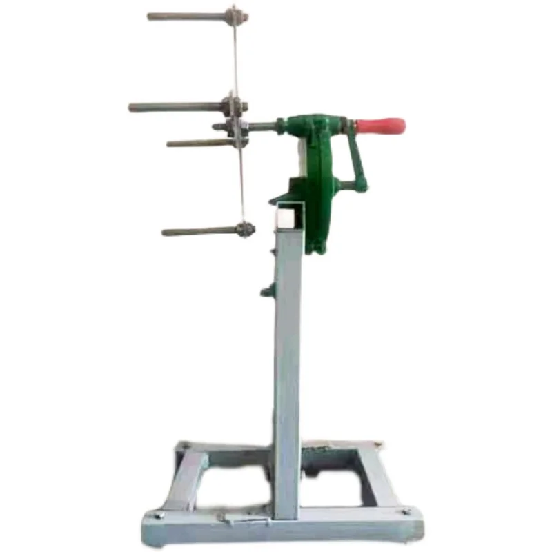 

hand crank fast four-column fringe machine broadband wire splitter multi-function string cable tie manual winding