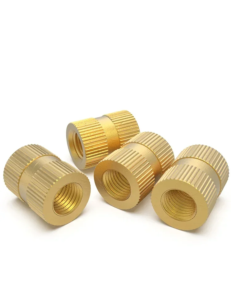 M4 Brass Knurling Nut  Pre-Embedded components for Injection Molding Chamfering