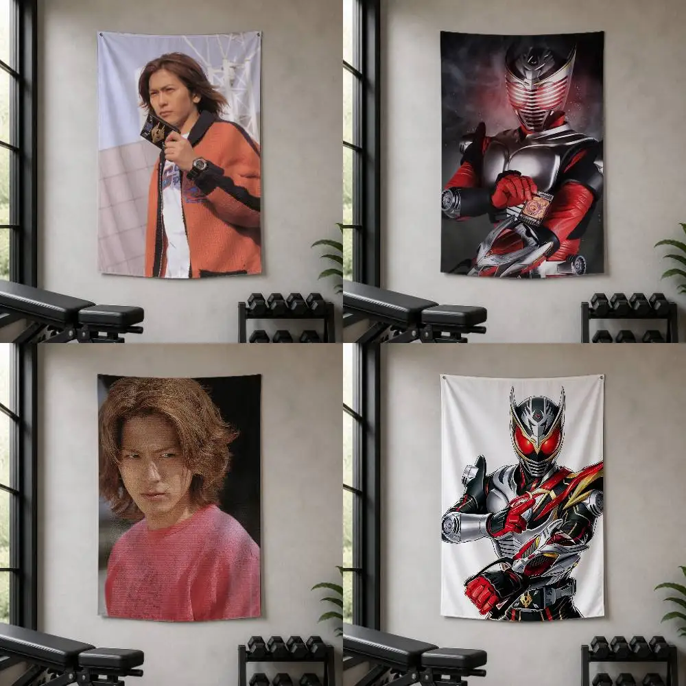 K-Kamen R-Rider R-Ryuki Decorative Wall Flag Banner for Home Garden Garage Indoor Outdoor Decor