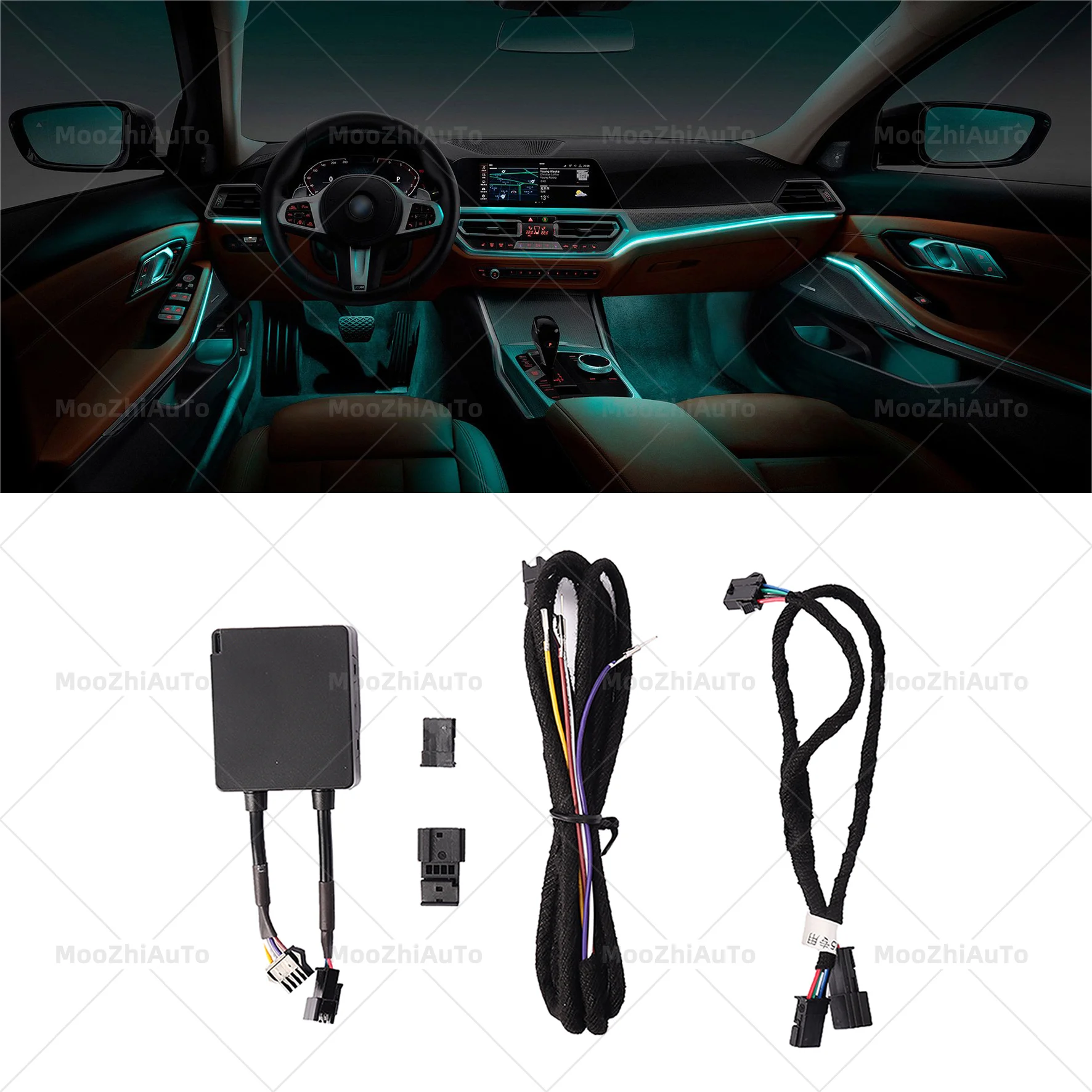 For BMW G Ghassis  BDC3 3/4Series X5/X7 5/6GT/7Series X3/X4  64-Color ambient light module