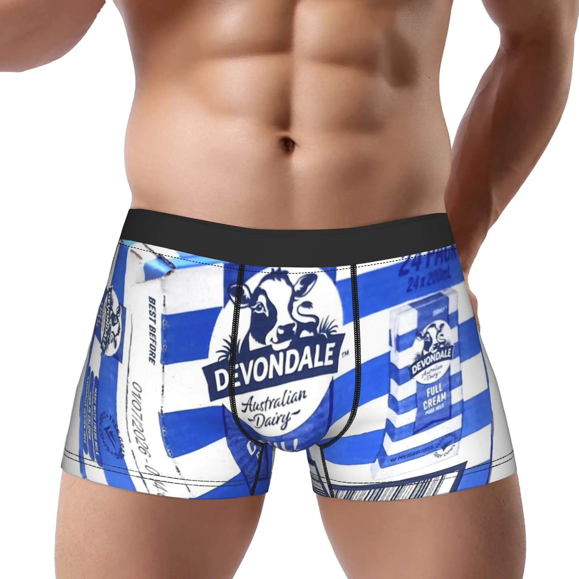 

dDevondale Full Cream Pure Milk 24Pack dDevondale Underpants Homme Panties Men's Underwear Ventilate Shorts Boxer Briefs