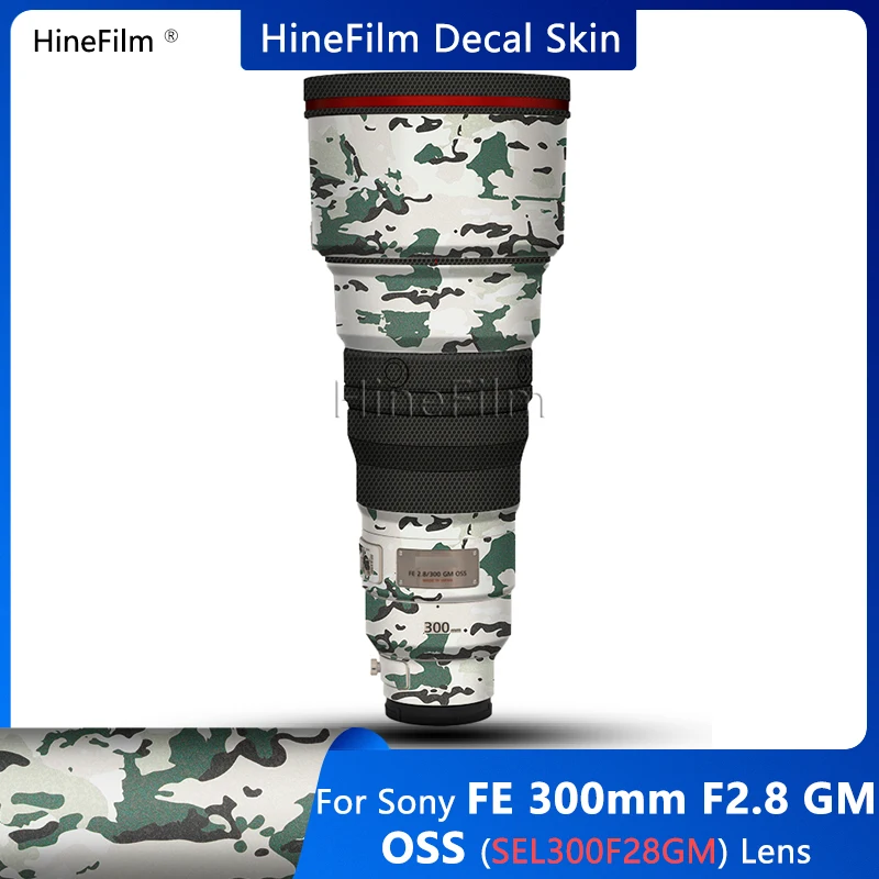 

Hinefilm skin for Sony 300gm Lens Skins SEL300F28GM Lens Decal for Sony FE 300mm F2.8 GM OSS Lens Sticker FE300 F2.8 Wrap Cover