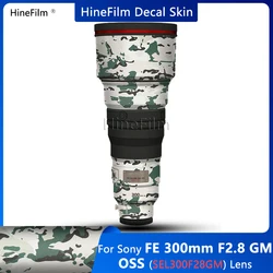 Hinefilm skin for Sony 300gm Lens Skins SEL300F28GM Lens Decal for Sony FE 300mm F2.8 GM OSS Lens Sticker FE300 F2.8 Wrap Cover