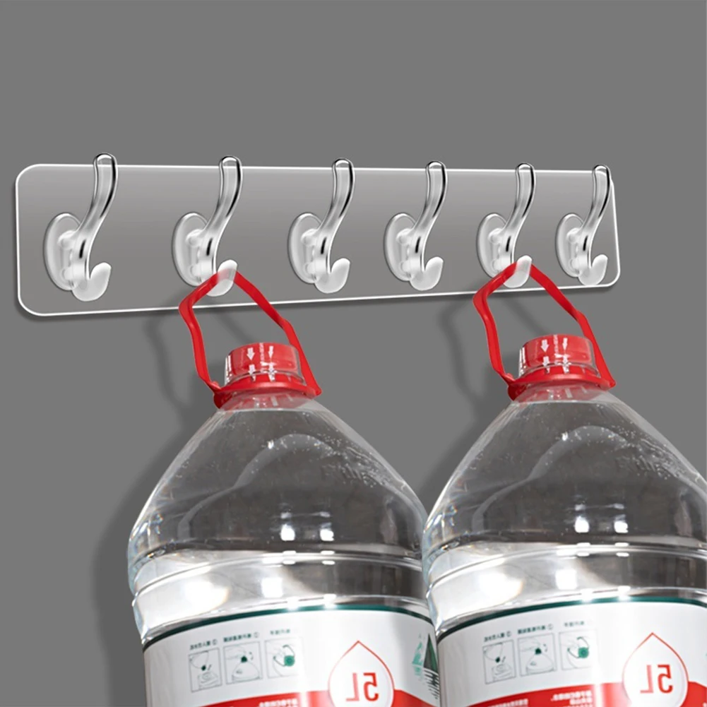 Fitment Multi Purpose Use Clothes Transparent Clothes Hats Hook Strong For The Given Title And Description