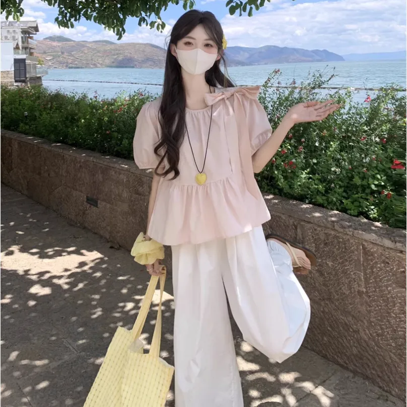 

Рубашки с коротким рукавом, женские модальные лоскутные укороченные туники для вечеринок, современные городские художественные массивные студенческие молодежные гламурные рубашки