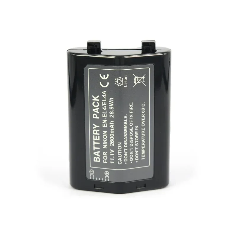 

EN-EL4A 2PC 7.4V 2200mAh Rechargeable Li-ion Battery for Nikon EN-EL4A, D2Z, D2H, D2Hs, D2X, D2Xs, D3, D3S, D3X, F6 Battery