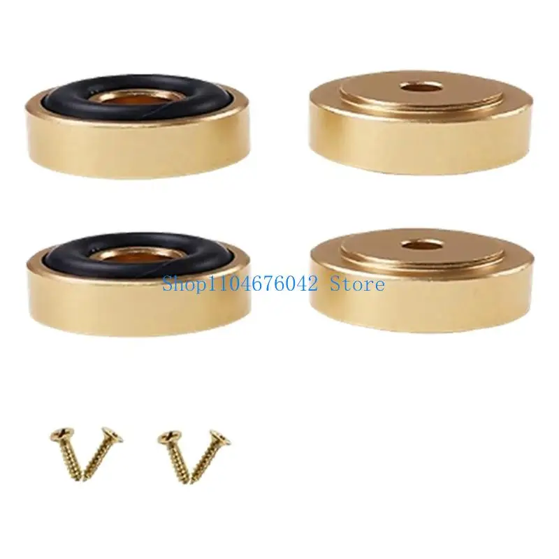 652F Set of 4 Kitchen Cabinet Feet to Safeguards Surfaces From Scratches