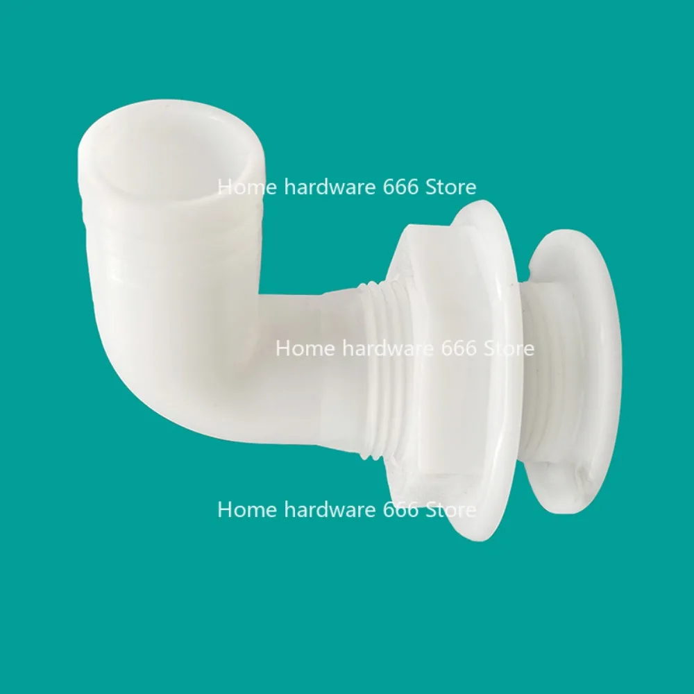 النايلون الأبيض 90 درجة نزح استنزاف البلاستيك منفذ حقن المياه مكافحة الشيخوخة ملحقات مدخل المياه البحرية