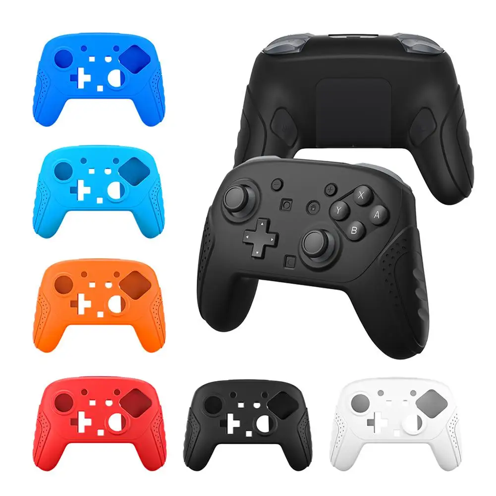 

For Nintendo 2 Pro Controller Protection Case Pure Color Silicone Protective Cover for Switch 2 Controller Accessori K8X2