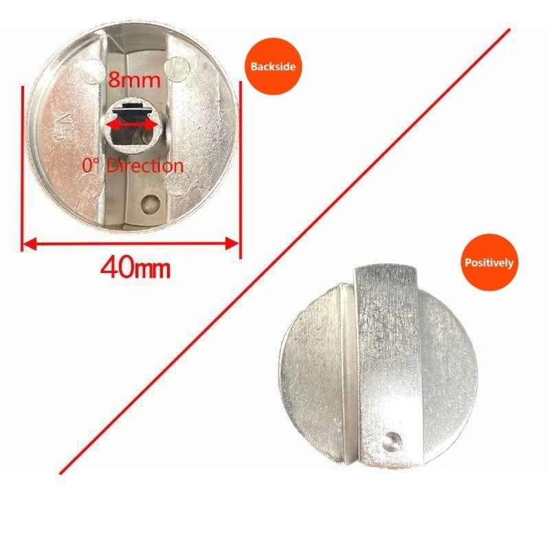 Набор ручки с газовой ручкой из 6 простых установочных ручек вращения.