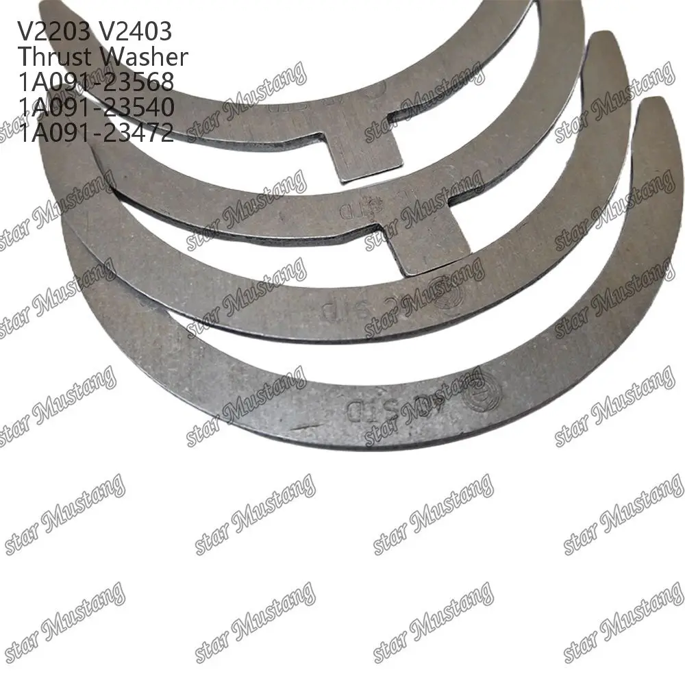 V2203 V2403 Thrust Washer 1A091-23568 1A091-23540 1A091-23472 Suitable For Kubota Engine Parts