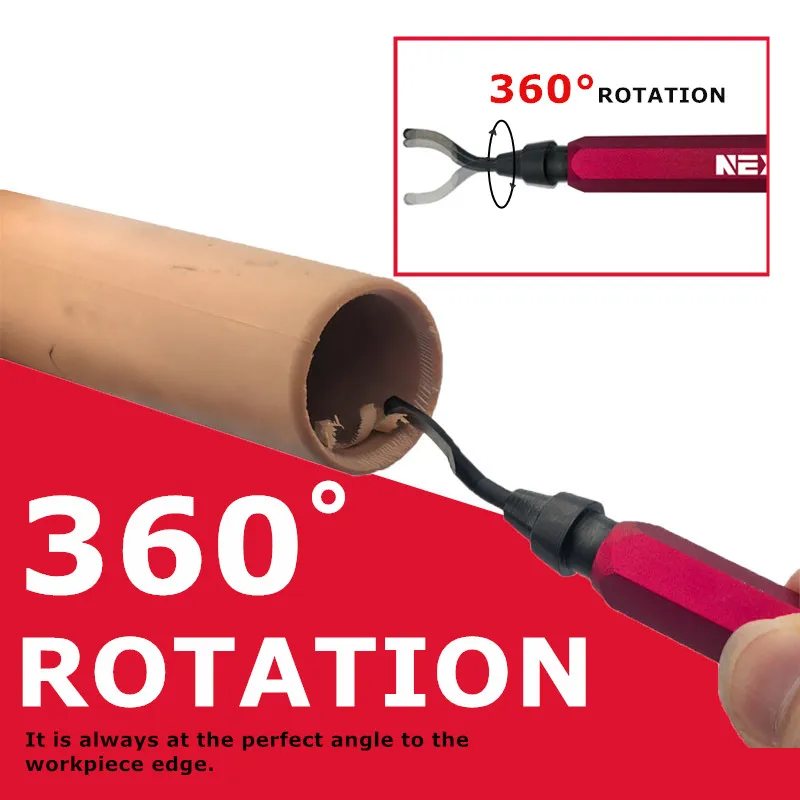 HSS شفرة فولاذية أداة إزالة الأزيز لدغ القاطع التشذيب سكين مكشطة مزيل Deburr أنبوب مخرطة عدة الراتنج المعدني البلاستيك الخشب ثلاثية الأبعاد لتقوم بها بنفسك