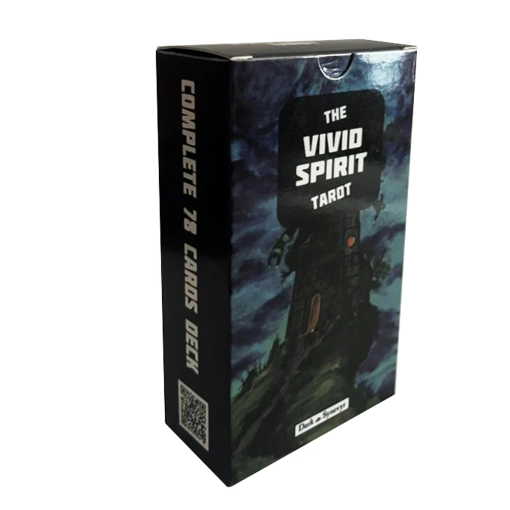 

12x7CM The Vivid Spirit Divination Tarot Deck 78 Cards with Guide Book Divination