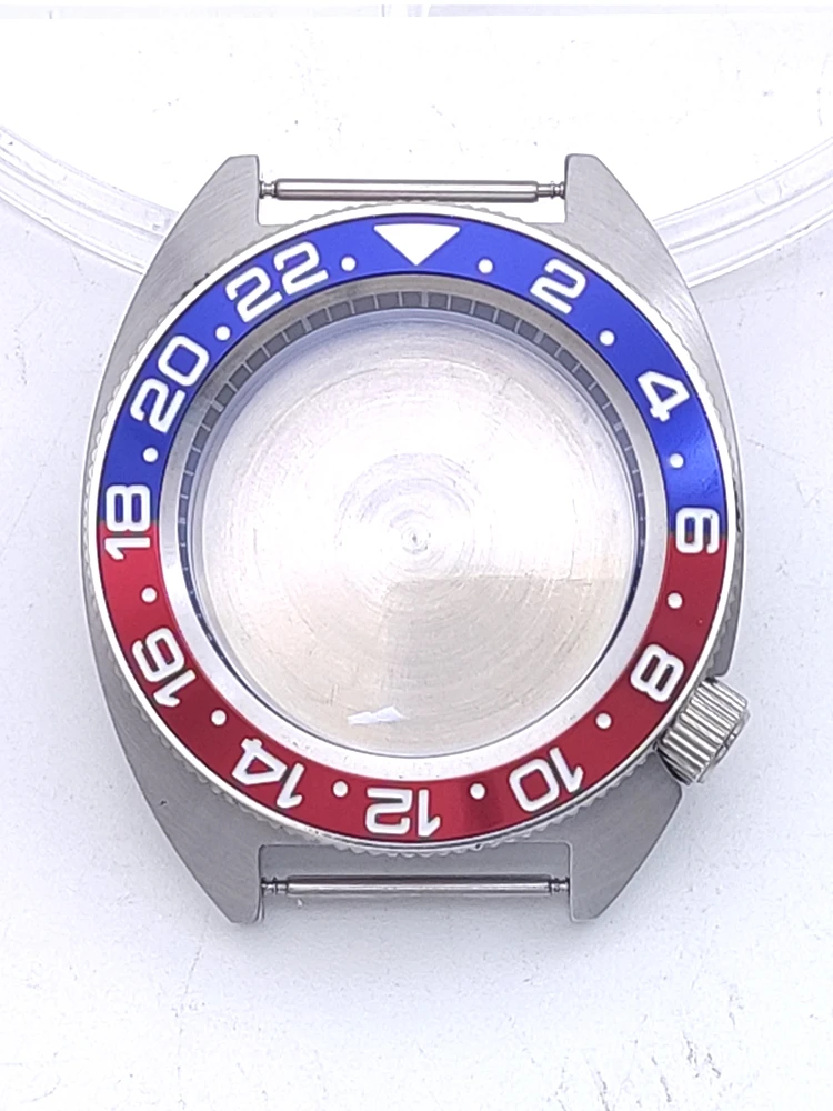 Stainless steel sapphire case, suitable for NH35/36/4R movement 40MM watch case, ceramic bezel