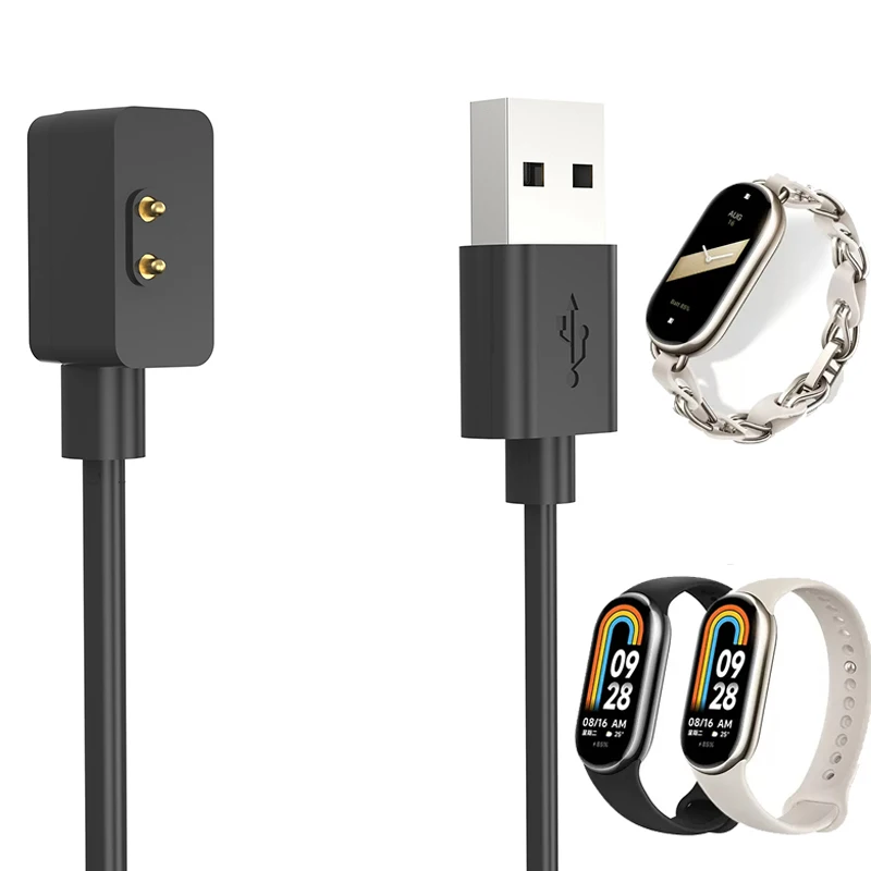 Smartband Dock Charger محول الطاقة USB كابل شحن ل Xiaomi Mi Band 8/ 8 Pro سوار ذكي معصمه Miband الملحقات