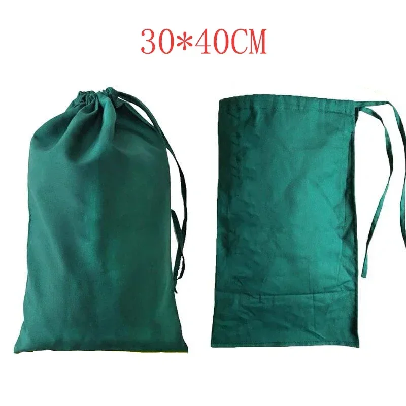 

Dental Instruments Surgical Bag Cotton Ball Cloth Pocket Cloth Bag Pocket with Drawstring Mouth Dark Green