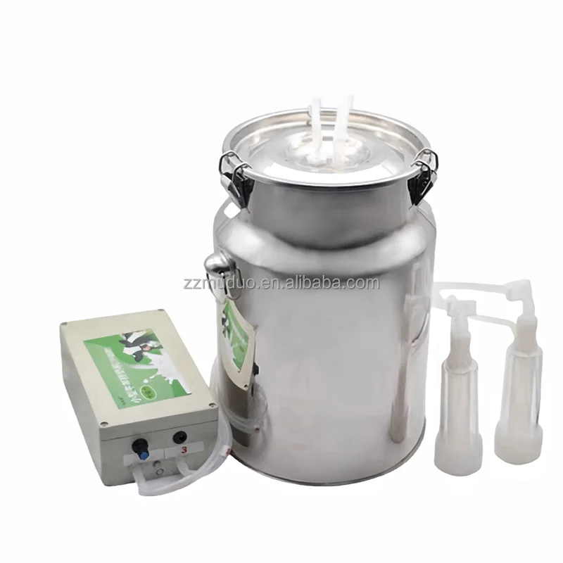 

10L Livestock Electric Pulse Sheep Cow Milking Machine Stainless Steel With Pulse Animal Milking Machine