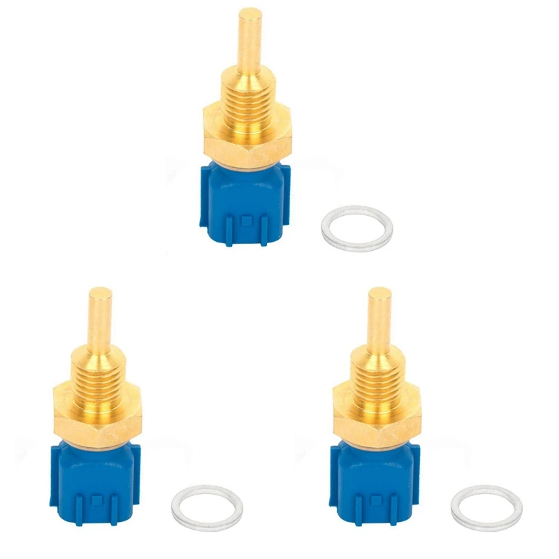 3X Engine Coolant Temperature Sensor 14919-32019A Engine Coolant Temperature Sensor For Nissan, Infiniti 22630-43Y00