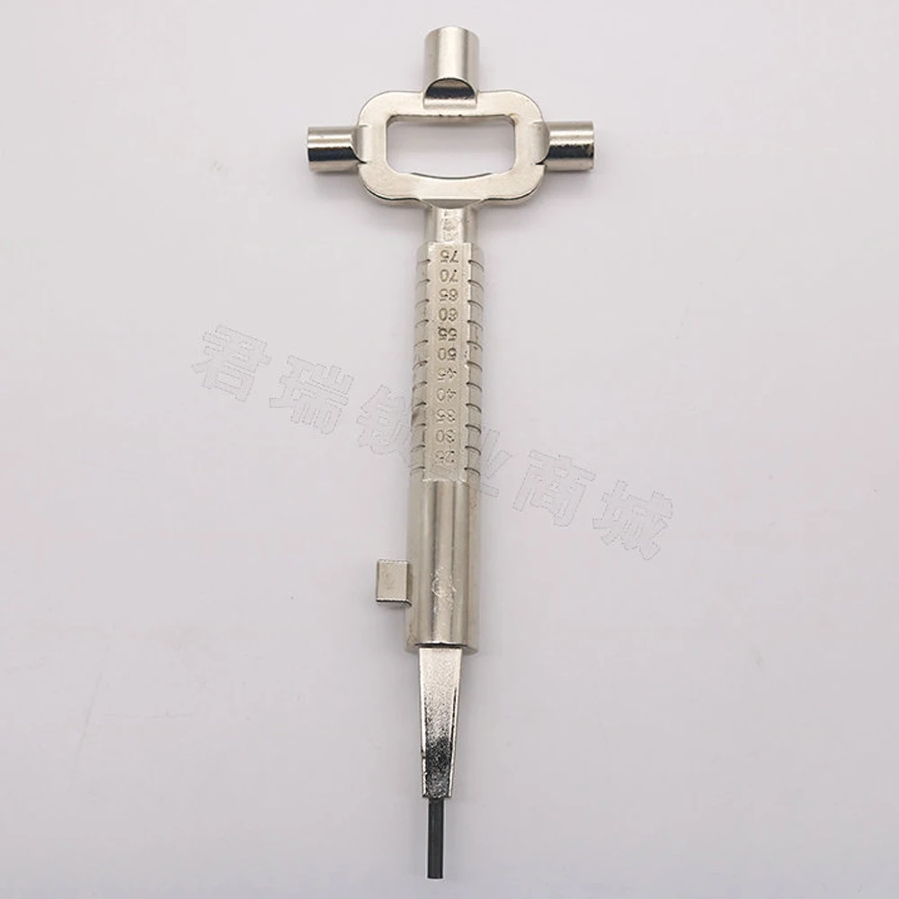 2 Types Multi Purpose Cylinder Gauge Cam Turner Spindle Turner Locksmith Auto Car Repair Lock Cylinder Measuring Tool