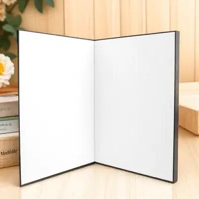 

Photography Cardboard Foldable Light Reflector A4 Double Side Thick Durable Reflective Board for Still Life Jewelry Cosmetics