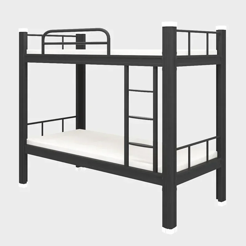 Commercial furniture adult iron bunk bed school dormitory Heavy Steel Metal Bunk Bed with lockers