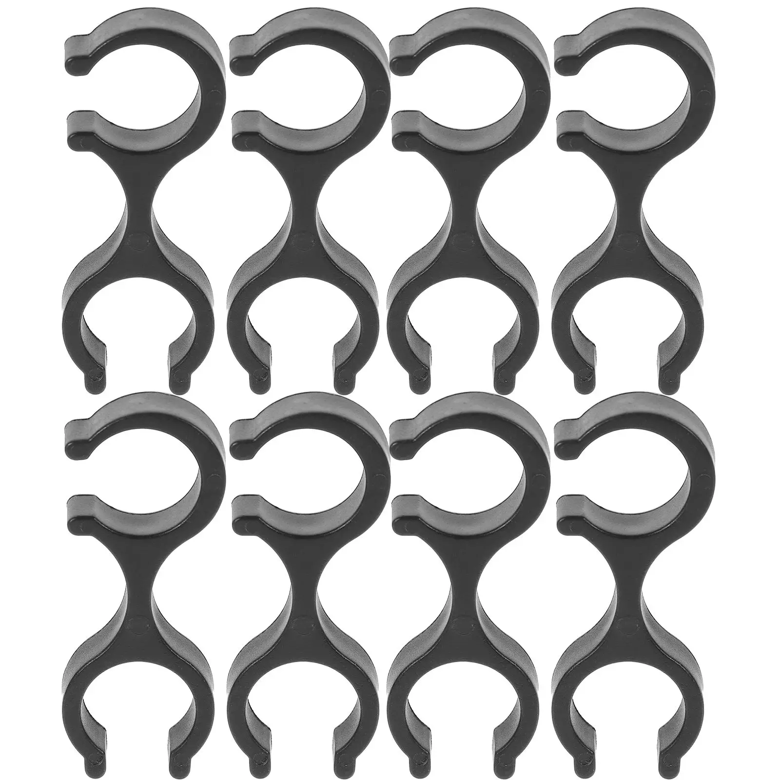 

8 Pcs Walking Stick Clips Rotatable Alpenstock Storage Clasps Trekking Poles ganizer Plastic Durable Lightweight Reusable