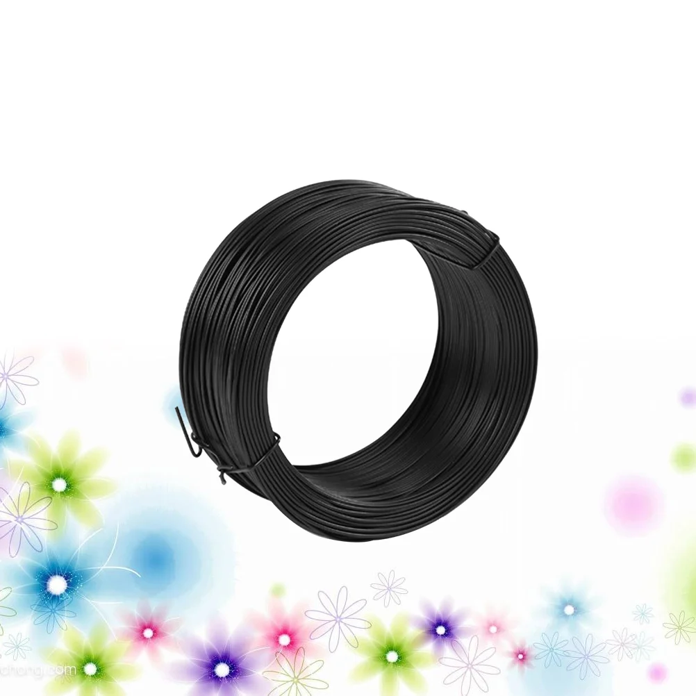 PVC Glue Coated Wire Binding Garden Wire Binding Iron Wire(Black)