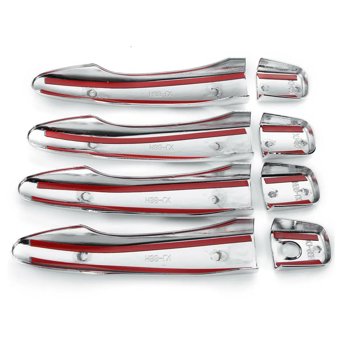 8Pcs Chrome Door Handle Cover Trim for Nissan Qashqai J11 2014-2019