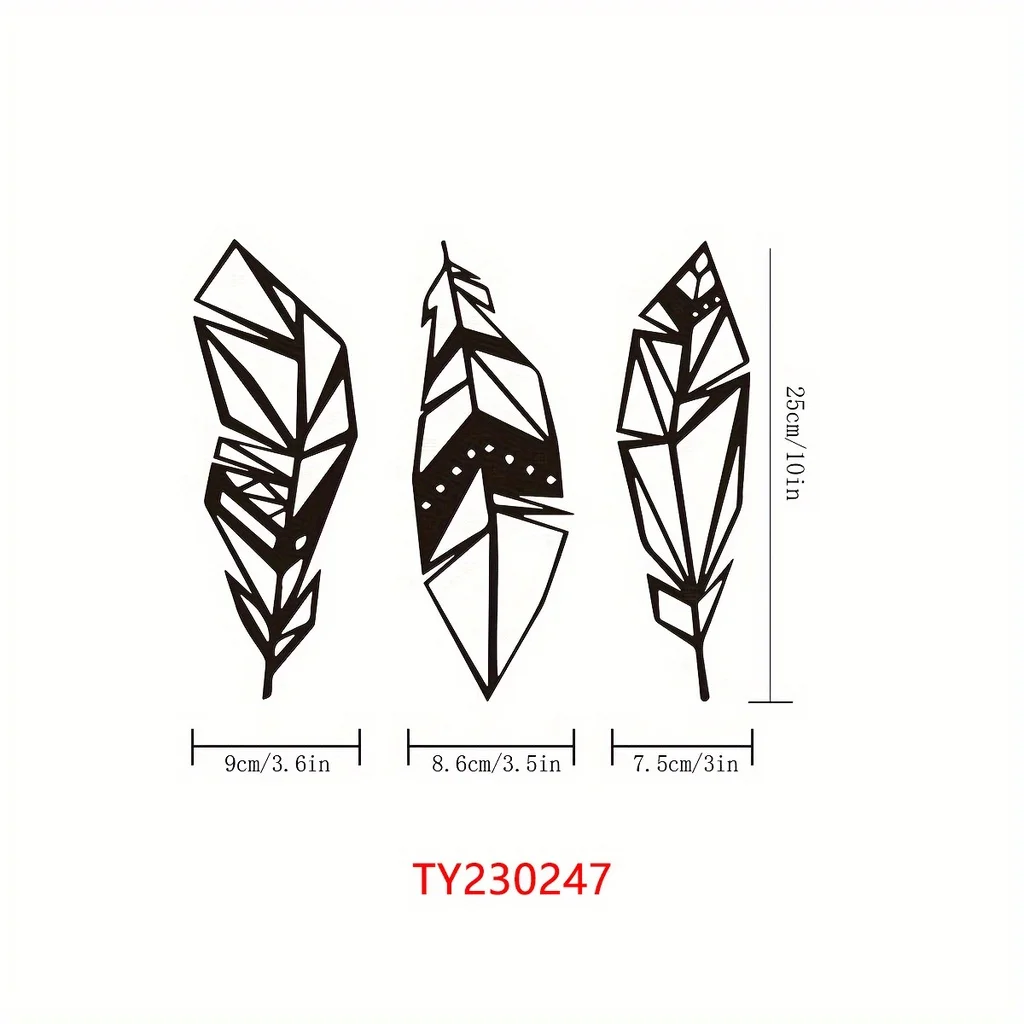 3pcs, Animula Three Leaves Wall Decoration, Wall Hanging Art, Room Decor, Home Decor, Holiday Decor, Festivals Sence Decor
