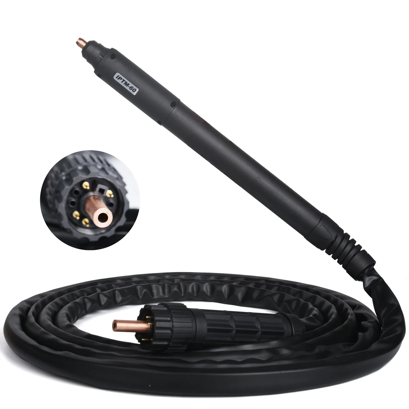 

5M/16Ft PTM-60 CNC Plasma Machine Torch iPT60M PT60 Fits Everlast PowerPlasma 50s PowerPlasma 62i Plasma Cutter