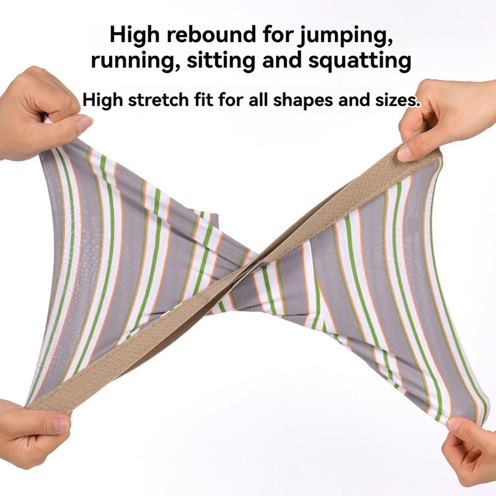 กางเกงในชายแบบไร้ตะเข็บลายม้าลาย ผ้าฝ้าย 100% แพ็ค 3 ชิ้น ระบายอากาศ ต้านเชื้อแบคทีเรีย ยืดหยุ่นสูง