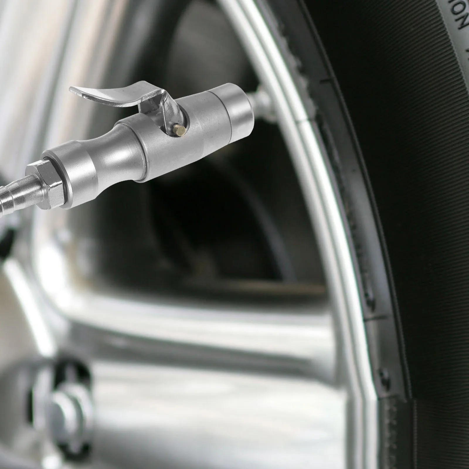 

Tire Inflator Chuck with Self-Locking Design Premium Copper Air Chuck for Car Tires Inflation Tool for All Vehicles