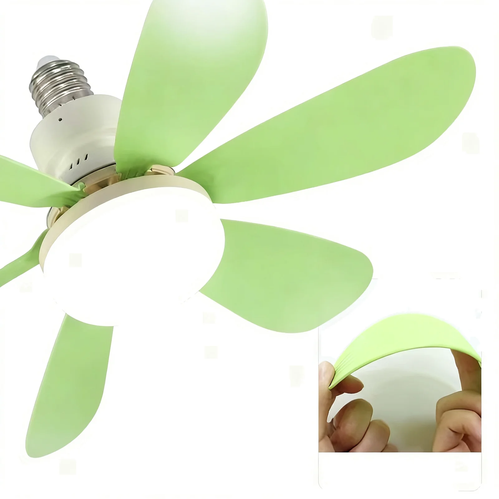 Led Ceiling Fan Light Remote Control Dimmable Modern Bedroom Dining Room Smart Quiet