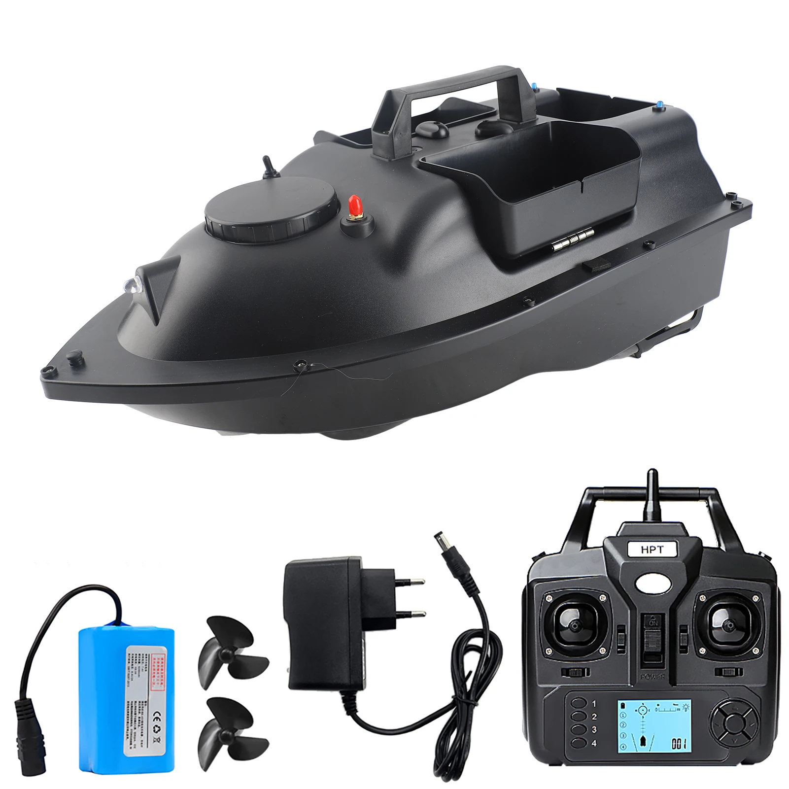 12000mah قارب طعم سمك 500 متر التحكم عن بعد قارب الطعم صياد السمك 2 كجم تحميل دعم رحلة السيارات/تصحيح الطريق