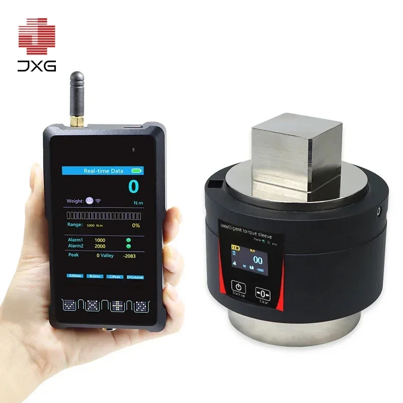 

Wireless Dynamic Static Torque Sensor with Display, Intelligent Load Cell for Stationary Rotating Measurement