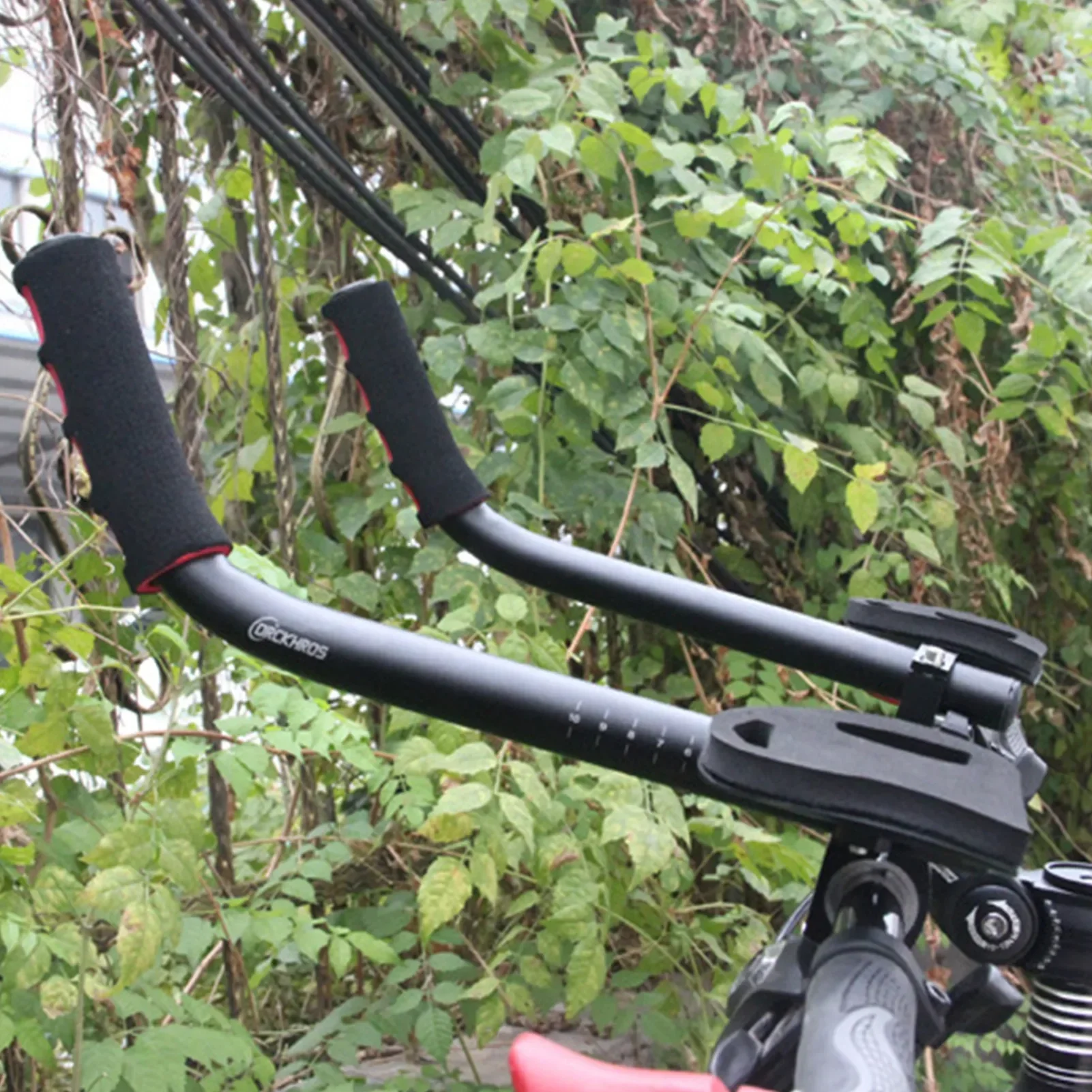 

zz Accoudoir guidon en alliage d'aluminium pour vélo route et montagne, barre confortable TT, triathlons