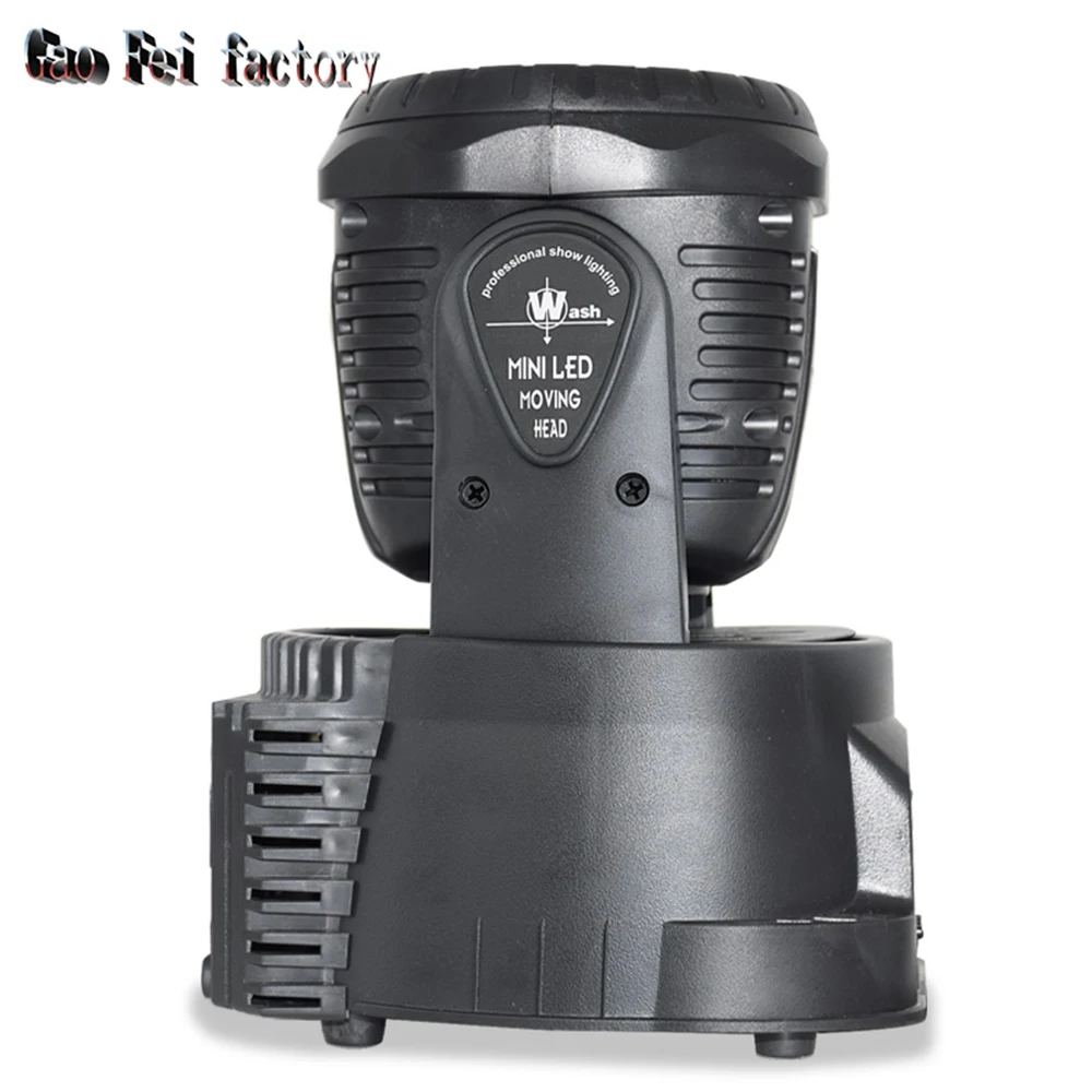 Imagem -04 - Mini Led Moving Head Light Flat Par Efeito de Lavagem dj Som Clube Ativo Bar Party Lights 7x12w Rgbw 4in 7x12w